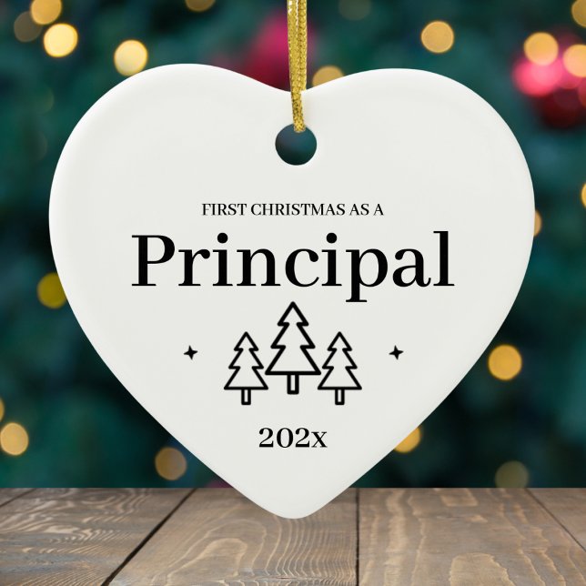 Principal Nouveau Travail Premier Ornement de Noël (Principal New Job First Christmas Ornament
)