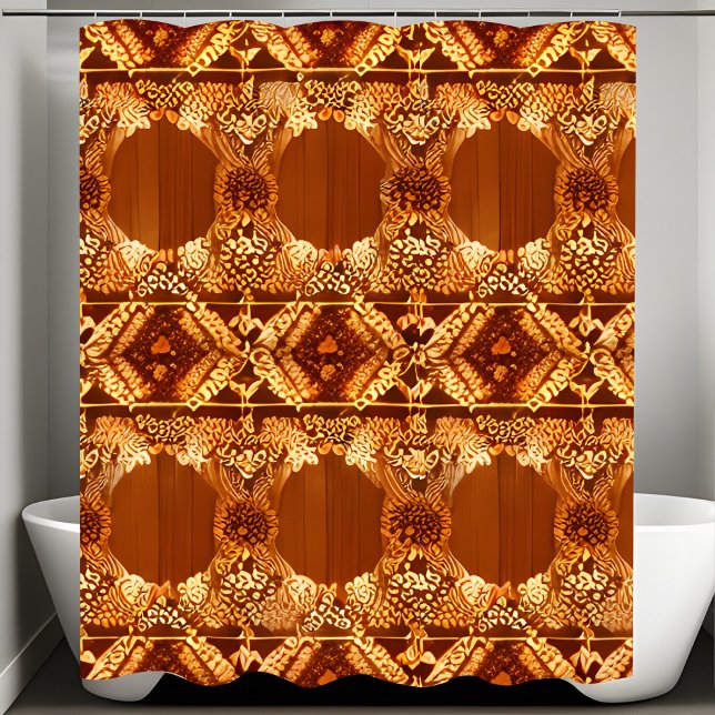 Principal rideau de douche rustique de pays (Créateur téléchargé)