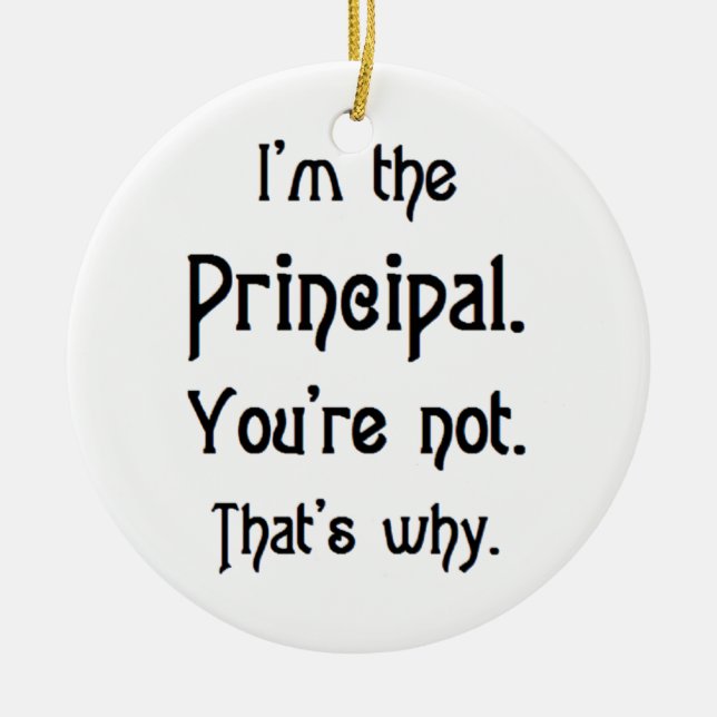 principal, you're not keramik ornament (Vorne)