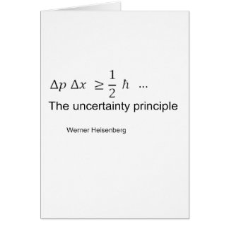 Principe d'incertitude