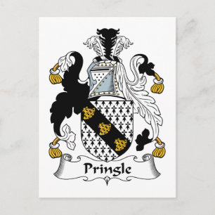 Pringle-Familienwappen Postkarte
