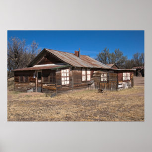 Print: Altes Holzhaus Poster