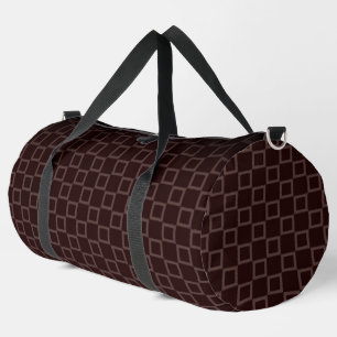 Print Cut Nähbeutel braune Schokoladenkaffee Desig Duffle Bag