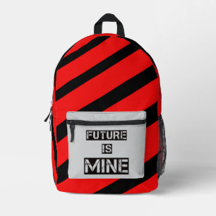 Print Cut Nähtasche Zukunft ist meine Bedruckter Rucksack