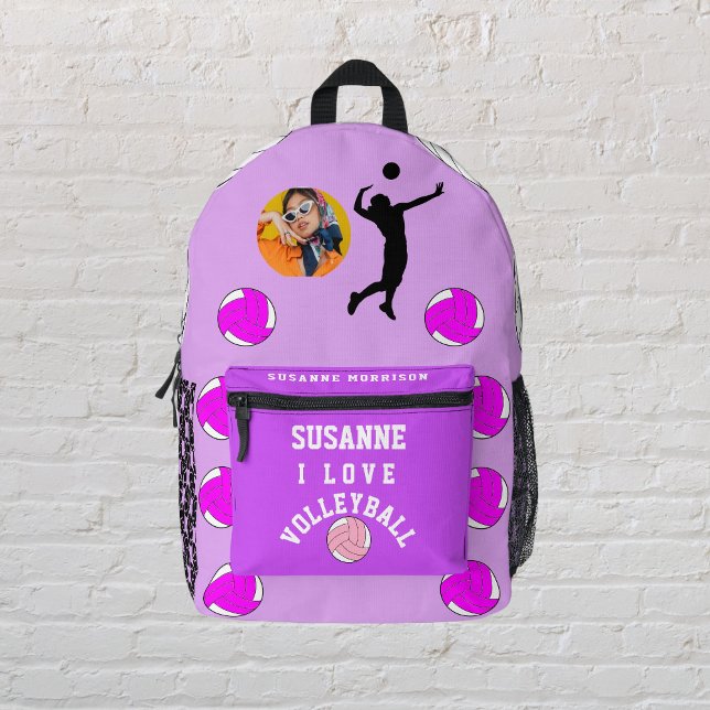 Print Cut Sac à coudre, PACKBACK ROSE FUCHSIA (Print Cut Sew Bag, PACKBACK ROSE FUCHSIA Printed Backpack)