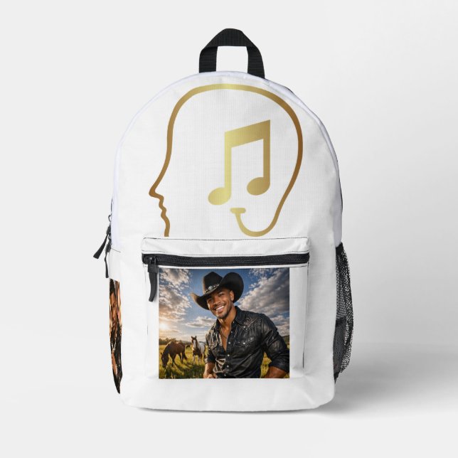 Print Cut Sew Backpack Bedruckter Rucksack (Vorderseite)