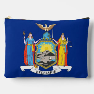 Print Cut Sew Bag mit der Fahne des New Yorker Sta Zubehörtasche