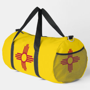Print Cut Sew Bag mit der Flagge New Mexico, USA Duffle Bag