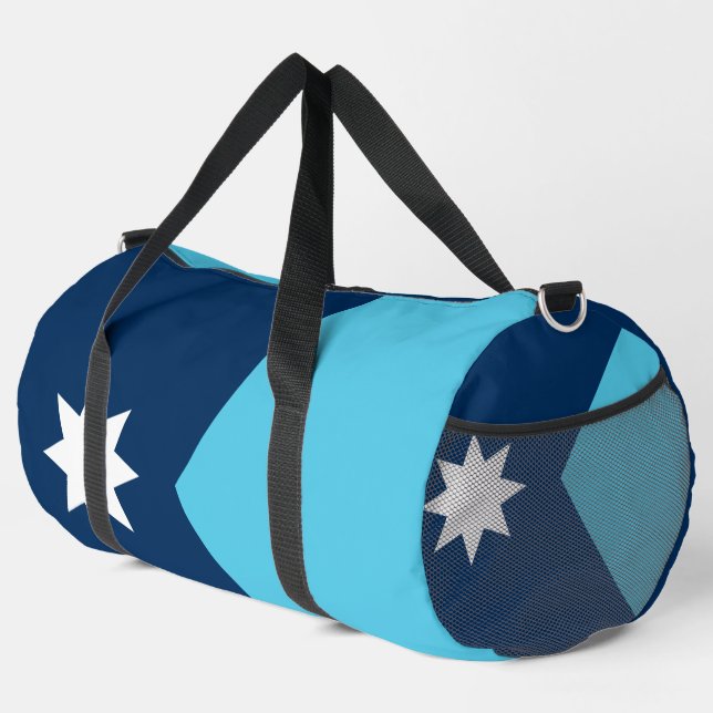 Print Cut Sew Bag mit der Flagge von Minnesota, US Duffle Bag (Rechte Ecke)