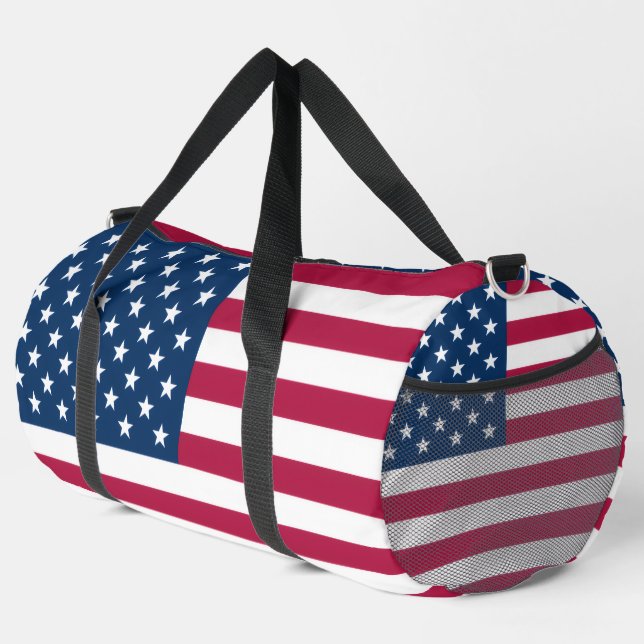 Print Cut Sew Bag mit US-Flagge Duffle Bag (Rechte Ecke)