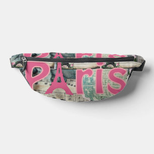 Print Cut Sew Bag Paris Frankreich Bauchtasche