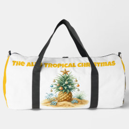 Print Cut Sew Bag-Personalised Tropical Xmas Bag Duffle Bag