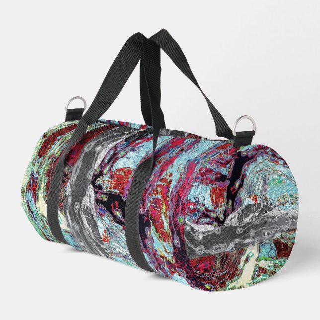 Print Cut Sew Bag – Strata Pulse Duffle Bag (Linke Seite)