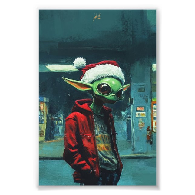 Print Natal Alien Fotodruck (Vorne)