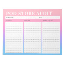 Print on Demand Foto Small Business Audit List