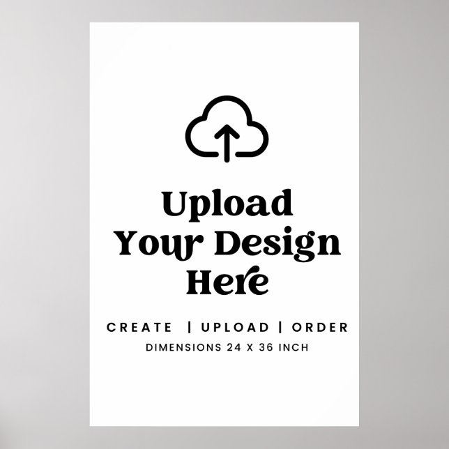 PRINT ORDER 24x36 Inch Tall Poster Event Sign (Vorne)