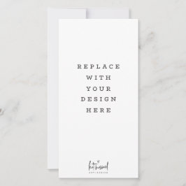 PRINT ORDER 4 x 8 inch Hochformat Dankeskarte