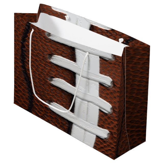 Print Pattern Background Große Geschenktüte (Vorderseite Schrägansicht)