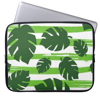 Print Summer exotic Dschungel Pflanze tropische Pa Laptopschutzhülle