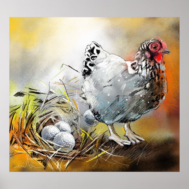 Print "The Ultimate Golfer's Gift" - von Miki Poster (Vorne)