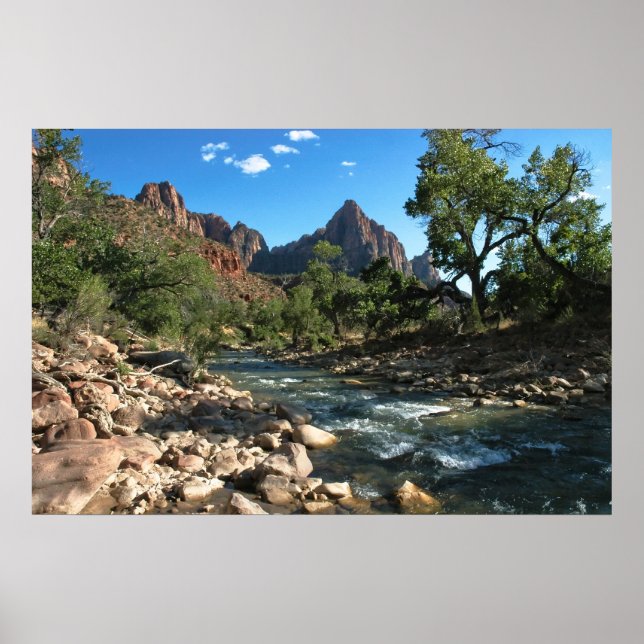 Print: Virgin River And Watchman Poster (Vorne)