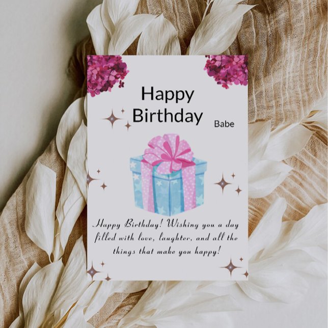 Printable Happy Birthday Card Einladung (Printable Happy Birthday Card)