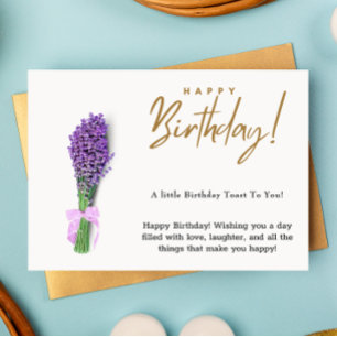 Printable Happy Birthday Card Feiertagskarte