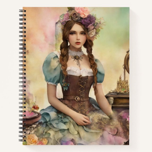 Printable junk journal naturel femme (Devant)