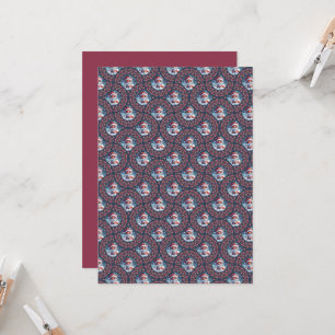 Printable Kawaii Christmas Fox Mandala Deko Fans Einladung