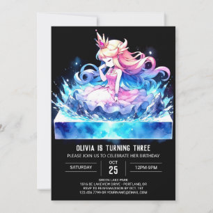 Printable Majestic Princess Birthday Einladung