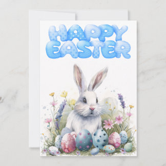 Printable Niedliche Ostern Gruß 12x18 Feiertagskarte