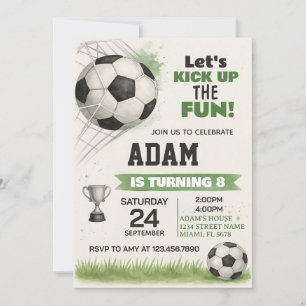 Printable Sports Party Einladung für Jungs & Mädch