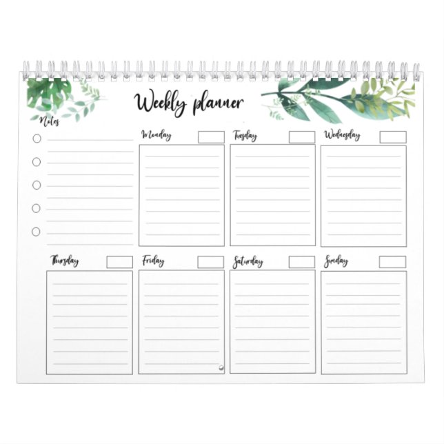Printable Weekly Planner, To Do List, Geschenk 202 Kalender (Titelbild)