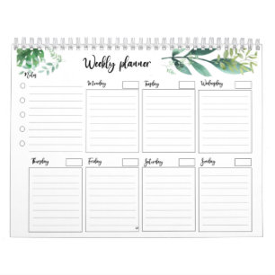 Printable Weekly Planner, To Do List, Geschenk 202 Kalender