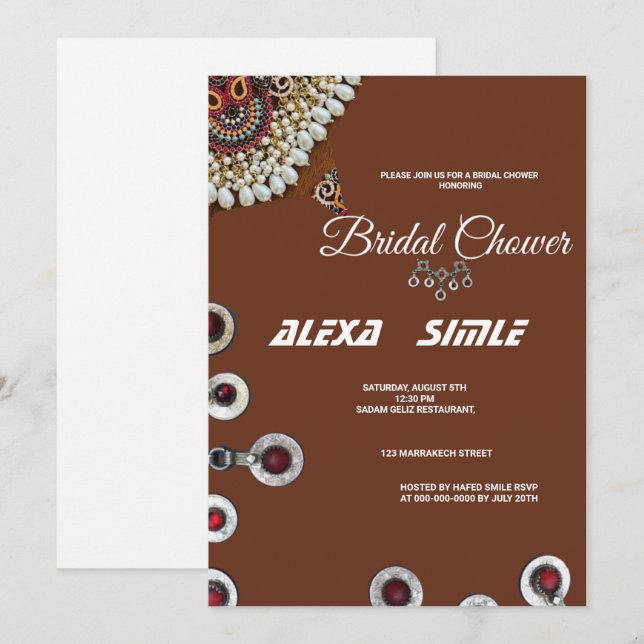 Printables Wedding Invites Einladung (Vorne/Hinten)