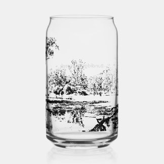 Printed can glass dosenglas