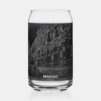 Printed can glass dosenglas