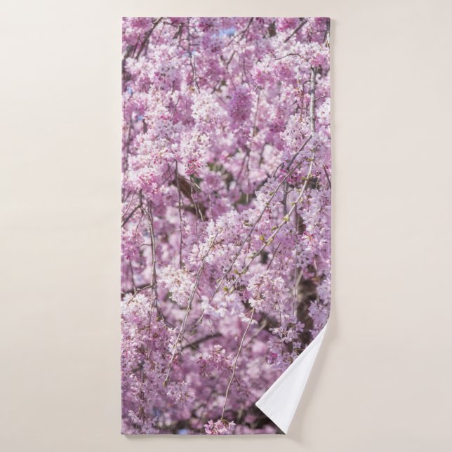 Printemps de fleurs de cerisiers (Serviette de bain)