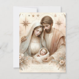 Printfloraler Aquädukt Jesus Cardstock Einladung