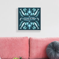 Prints von Meeresfrüchten Art Deco