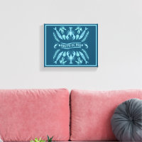 Prints von Meeresfrüchten Art Deco