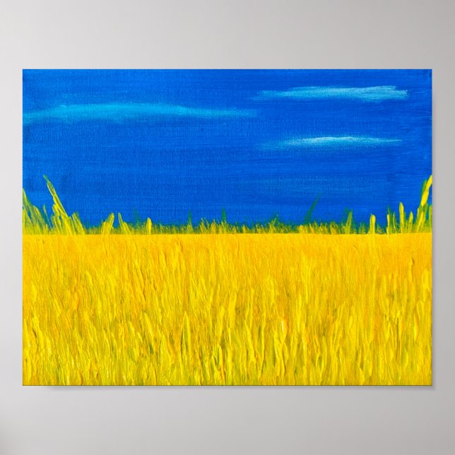 Printwerbung "Ernte Demokratie" Poster (Vorne)