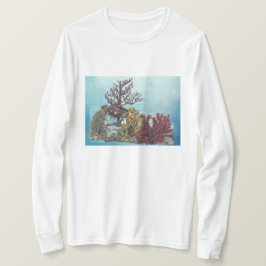 Printwerbung für das unterseeische Korallenriff T-Shirt