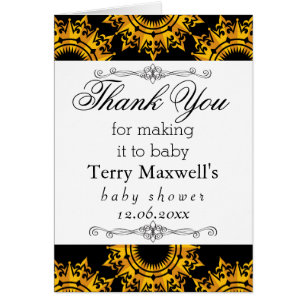 Printwerbung für Schwarz und Gelb