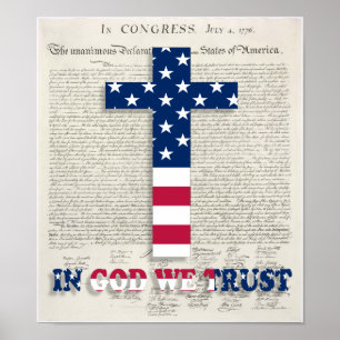 Printwerbung zum Unabhängigkeitstag Poster