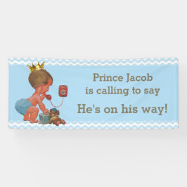 Prinz Calling, zum ist er zu sagen auf seiner Banner
