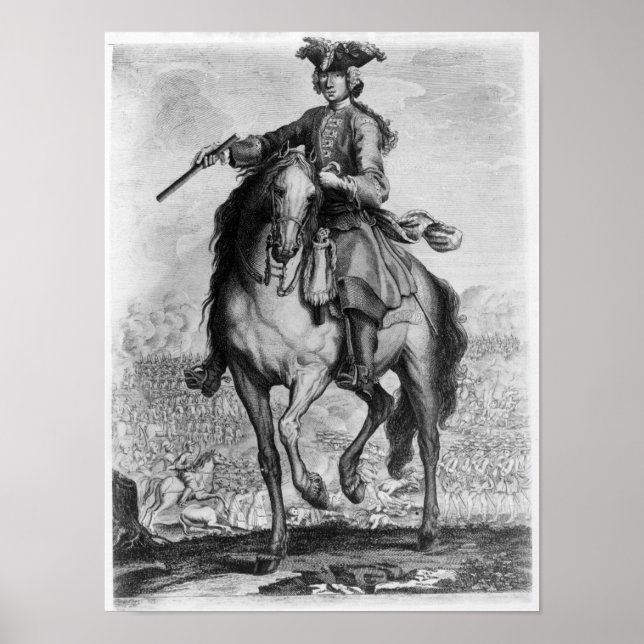 Prinz Charles Edward Stuart bei der Schlacht Poster (Vorne)