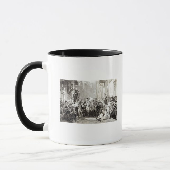 Prinz Charles Edward und die Hochländer Tasse (Links)