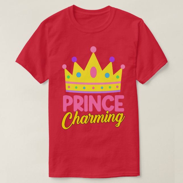 Prinz Charming Funny Fairy Tale Halloween Kostüm T-Shirt (Design vorne)