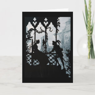 Prinz Charming und Prinzessin Feiertagskarte